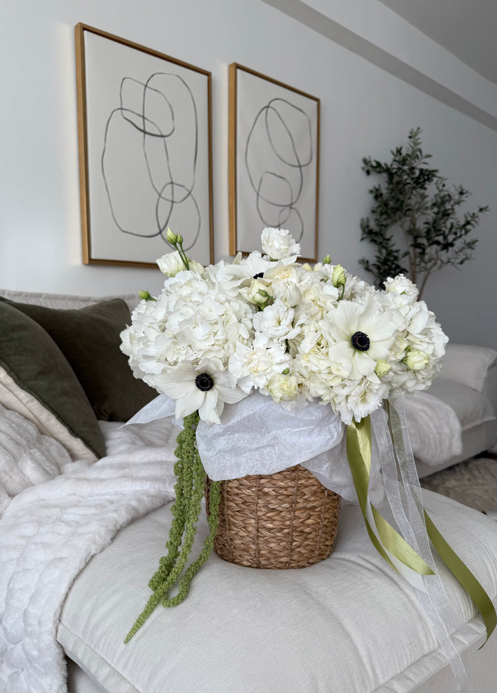 Basket "White Whisper"