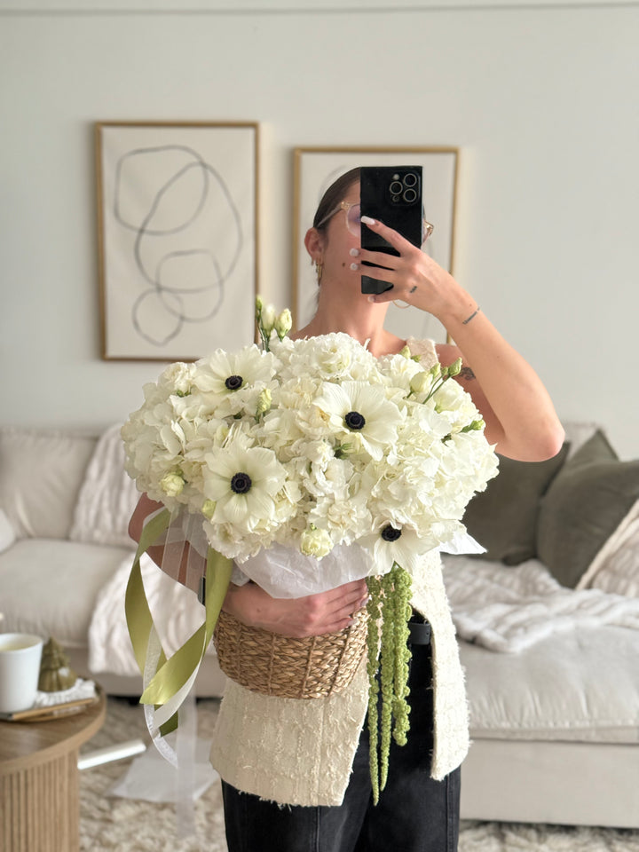 Basket "White Whisper"
