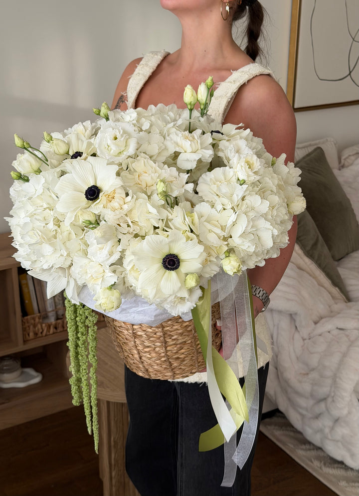 Basket "White Whisper"