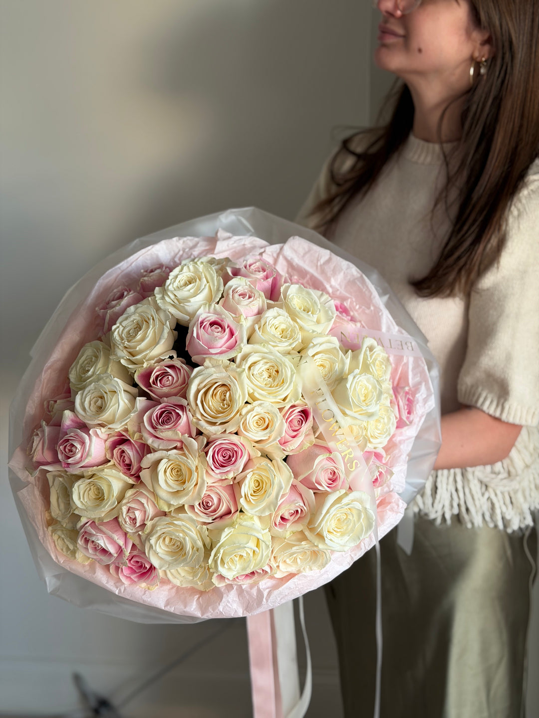 Pink &amp; White Roses