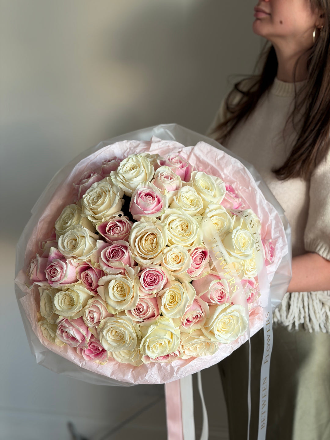 Pink &amp; White Roses